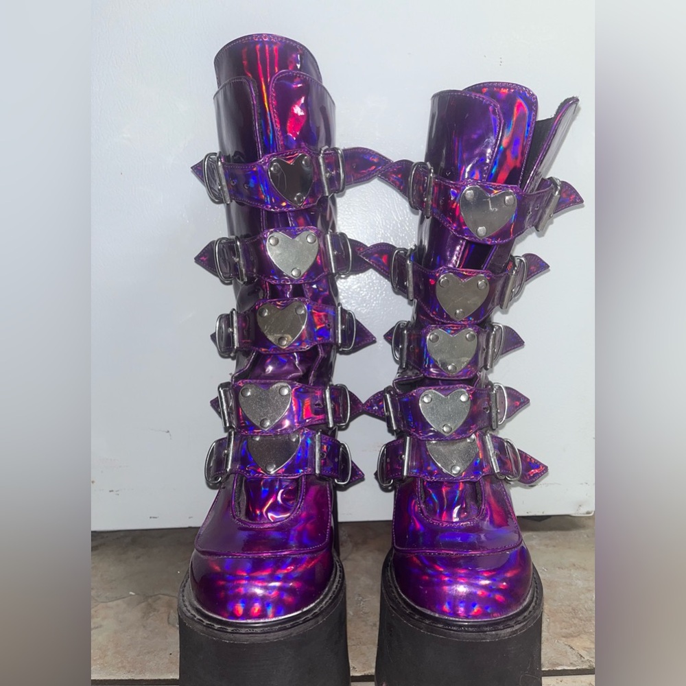 Demonia Cult Swing 815 Platform Shoes Size 8